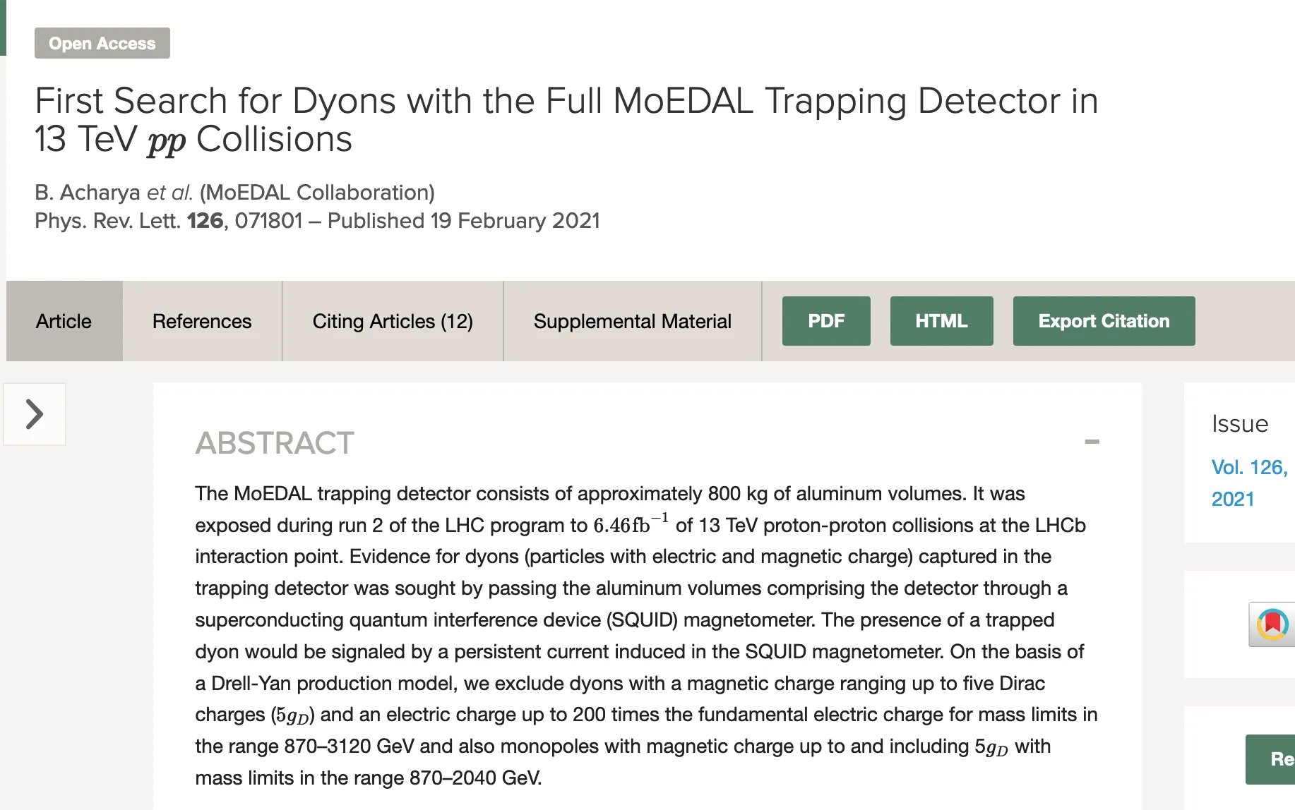 MoEDAL Completes the World’s 1st  Direct Search for Dyons